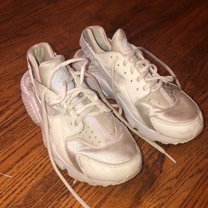 Nike white air huaraches